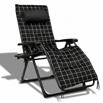 Розкладне крісло шезлонг LEOBRO Zero Gravity Premium Plus Velvet (LB-ZGC-K3-PAT)