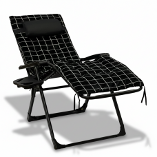 Розкладне крісло шезлонг LEOBRO Zero Gravity Premium Plus Velvet (LB-ZGC-K3-PAT)