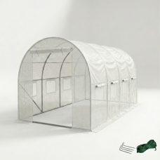 Садова теплиця парник LEOBRO Garden 9м2 White (LB-G102-WHT)