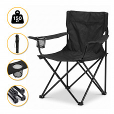 Розкладне туристичне крісло LEOBRO Lite Black (LB-1075)
