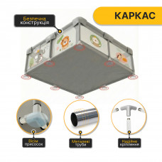 Дитячий манеж LEOBRO Король лісу 120 x 180 см (LB-1126)