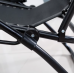 Розкладне крісло шезлонг LEOBRO Zero Gravity Black (LB-ZGC-A1-BLK)