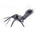 Розкладне крісло шезлонг LEOBRO Zero Gravity Black (LB-ZGC-A1-BLK)
