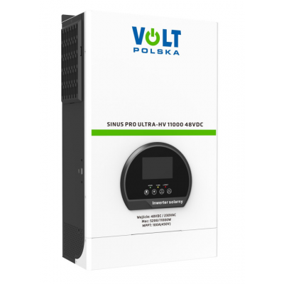 Сонячний інвертор Volt Polska ULTRA-HV 11000 48/230V (5200/11000W) + 100A MPPT (450V) (3SSHV50048)