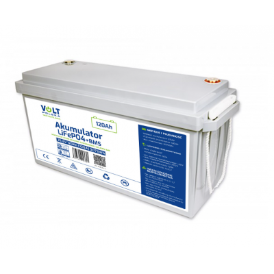 Акумулятор Volt Polska LiFePO4 25,6V 120Ah (120A) + BMS (6AKLI24120)