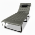 Розкладне ліжко (розкладачка) з оксамитовим матрацом і подушкою LEOBRO Grey (LB-FB-A3-GRY)