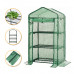 Стелаж-теплиця LEOBRO 125х69х49 см на 3 полиці Green (LB-G116)