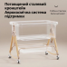 Дитяче ліжечко-трансформер LEOBRO Smart Crib Pro 5в1 Сіре (LB-1136)