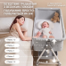 Дитяче ліжечко-трансформер LEOBRO Smart Crib Pro 5в1 Сіре (LB-1136)
