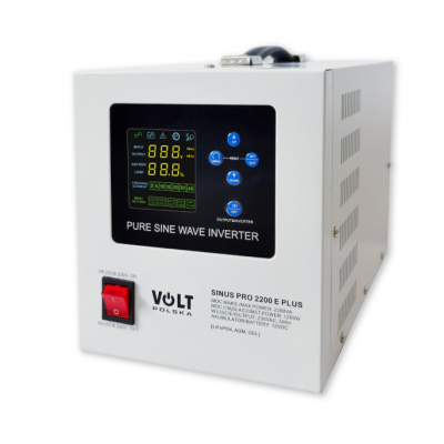 Гібридне ДБЖ/інвертор Volt Polska SINUS PRO 2200 E PLUS 12/230V 1200/2200W (3SPM22012M)