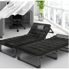 Розкладне ліжко (розкладачка) з матрацом і подушкою LEOBRO Striped (LB-FB-A1-STR)