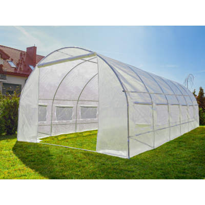 Садова теплиця парник LEOBRO Garden 18м2 White (LB-G105-WHT)