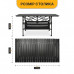 Комплект туристичний - стіл LEOBRO 117x55x50 см та 2 крісла Lite Black