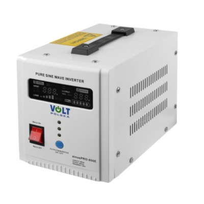 Гібридний ДБЖ/інвертор Volt Polska SINUS PRO 800 E 12/230V 500/800W (3SP080012E)