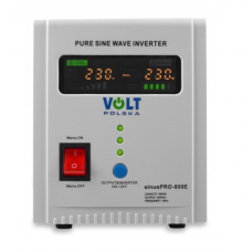 Гібридний ДБЖ/інвертор Volt Polska SINUS PRO 800 E 12/230V 500/800W (3SP080012E)