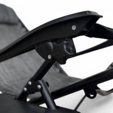 Раскладное кресло шезлонг LEOBRO Zero Gravity Grey (LB-ZGC-A1-GRY)
