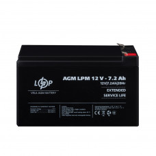 Розпродаж Акумулятор AGM LPM 12V - 7.2 Ah