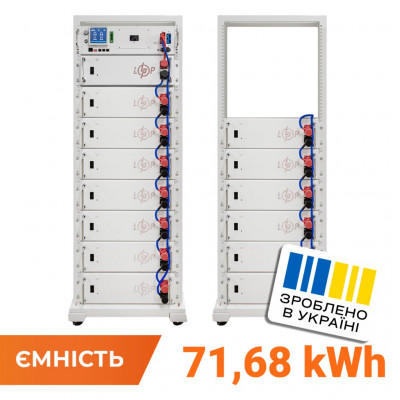Акумулятор LP LiFePO4 Battery HVM 716,8V 100Ah (71680 Wh) BMS 160А P AB Lrack white