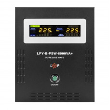 ДБЖ з правильною синусоїдою 48V LPY-B-PSW-6000VA+(4200Вт)10A/20A