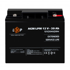 Акумулятор AGM LPM 12V-20 Ah під болт М5