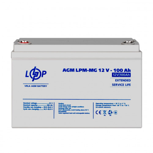 Акумулятор мультигелевий LPM-MG 12V - 100 Ah