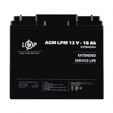 Розпродаж Акумулятор AGM LPM 12V - 18 Ah