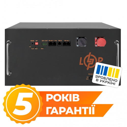 Акумулятор LP LiFePO4 25,6V - 280 Ah (7168Wh) (BMS JK 200A/100A) RM RS485/CAN BL Акумулятор LP LiFePO4 25,6V - 280 Ah (7168Wh) (BMS JK 200A/100A) RM RS485/CAN BL
