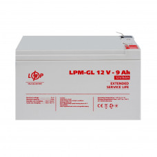 Акумулятор гелевий LPM-GL 12V - 9 Ah