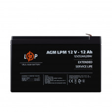 Розпродаж Акумулятор AGM LPM 12V - 12 Ah Розпродаж Акумулятор AGM LPM 12V - 12 Ah