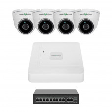 Комплект відеоспостереження на 4 камери GV-IP-K-W98/4 4MP