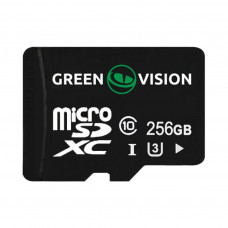 Карта пам'яті GreenVision microSDXC 256GB Class10 (без адаптера)