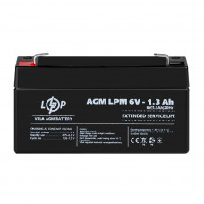 Акумулятор AGM LPM 6V - 1.3 Ah