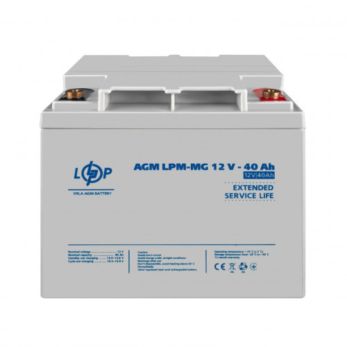 Акумулятор мультигелевий LPM-MG 12V - 40 Ah