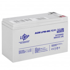 Розпродаж Акумулятор мультигелевий LPM-MG 12V - 7.5 Ah