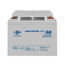 Розпродаж (3874) Акумулятор мультигелевий AGM LPM-MG 12V - 40 Ah 09/2023