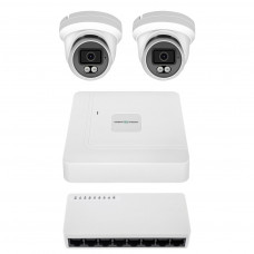 Комплект відеоспостереження на 2 камери GV-IP-K-W100/2 6MP