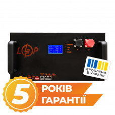 Акумулятор LP LiFePO4 25,6V - 280 Ah (7168Wh) (BMS 200A/100А) LCD метал Smart RM RS485/CAN