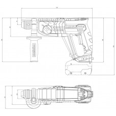 Акумуляторний перфоратор Metabo KH 18 LTX 24 (601712860) (без АКБ та ЗП)