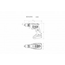 Акумуляторна ударна дриль Metabo BE 18 LTX 6 (600261840) (без акумулятора і ЗП)