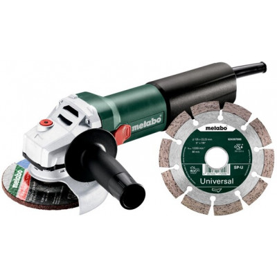 Кутова шліфувальна машина мережева Metabo WQ 1100-125 Set (610035920)