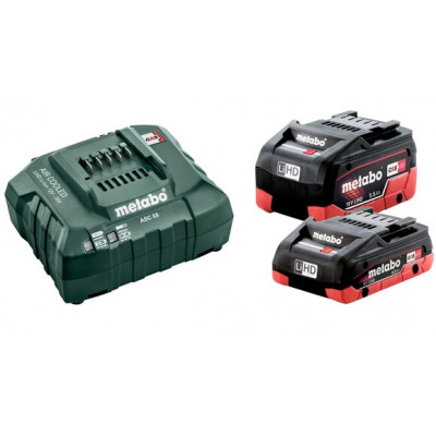 Набір акумуляторний Metabo LiHD 1x4.0 Ah + LiHD 1х5.5 Аг (685160000)