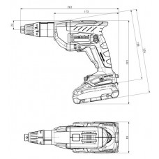 Акумуляторний шурупокрут Metabo HBS 18 LTX BL 3000 (620062540)