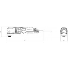 Мультитул Metabo MT 400 Quick (601406700)