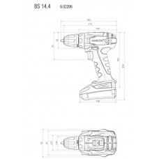 Акумуляторний шурупокрут Metabo BS 14,4 (602206550)