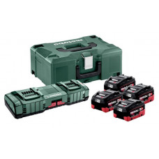 Набір акумуляторний Metabo 4 x 5.5 Ah LiHD + ASC 145 DUO + ML (685180000)