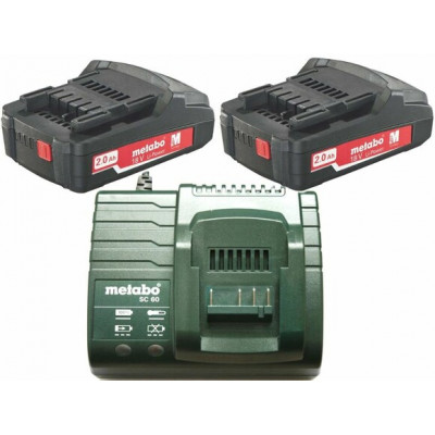 Набір Metabo SET 2 x Li-Ion 2,0 Ah 18В (685161000)