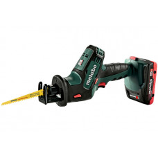 Акумуляторна шабельна пила Metabo SSE 18 LTX Compact LiHD 2x4.0 Ah (602266800)