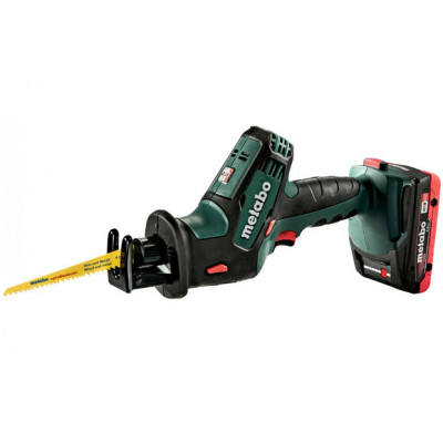 Акумуляторна шабельна пила Metabo SSE 18 LTX Compact LiHD 2x4.0 Ah (602266800)