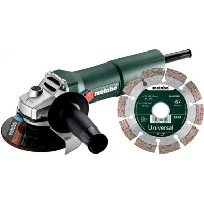 Кутова шліфувальна машина мережева Metabo W 750-125 Set (603605920)