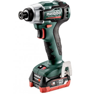 Акумуляторний ударний гайкокрут Metabo PowerMaxx SSD 12 BL LiHD 2x4.0 Ah (601115800)